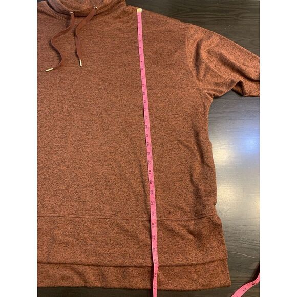 Gap Cowl Neck Sweatshirt Womens Plus Size 3X Pockets Pullover Funnel Athleisure - Picture 11 of 16